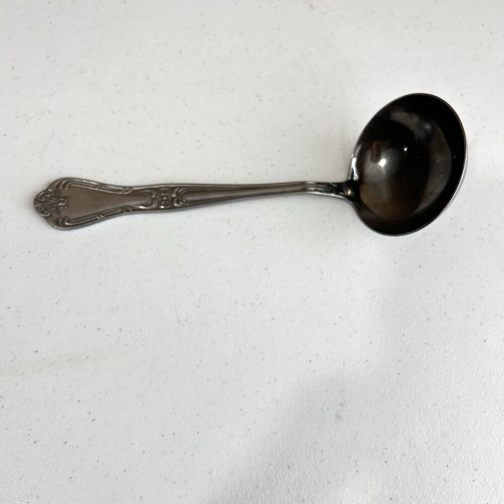 Vintage Collectible SPOON 8.5" HALCO STAINLESS JAPAN Large Serving spoon Gravy